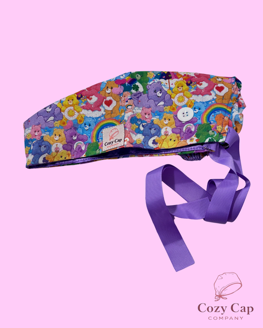 Cozy Bear Hugs Cap + Badge Reel