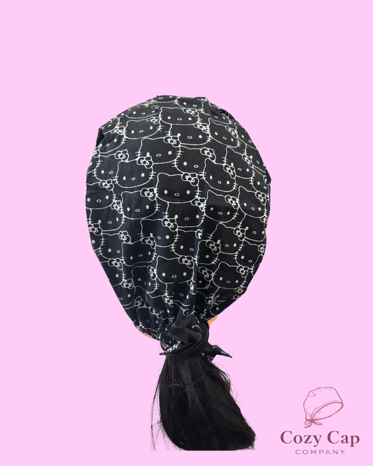 Midnight Kitty Cap+ Badge Reel