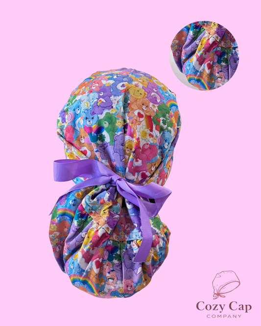 Cozy Bear Hugs Cap + Badge Reel