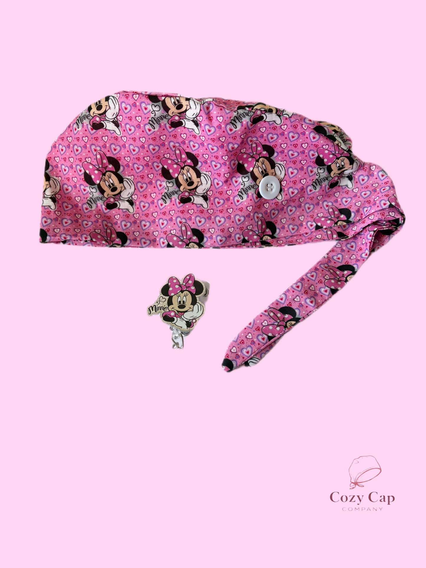 Minnie Cap + Badge Reel