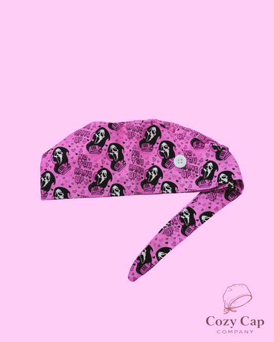 Scream Queen Cozy Cap + Badge Reel