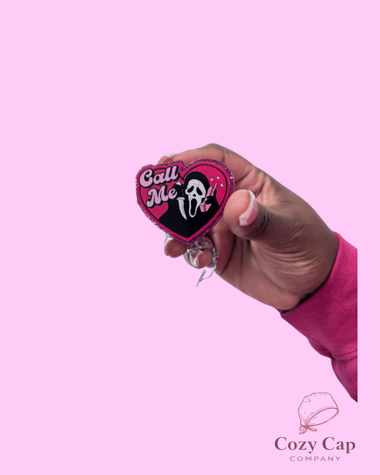 Scream Queen Cozy Cap + Badge Reel