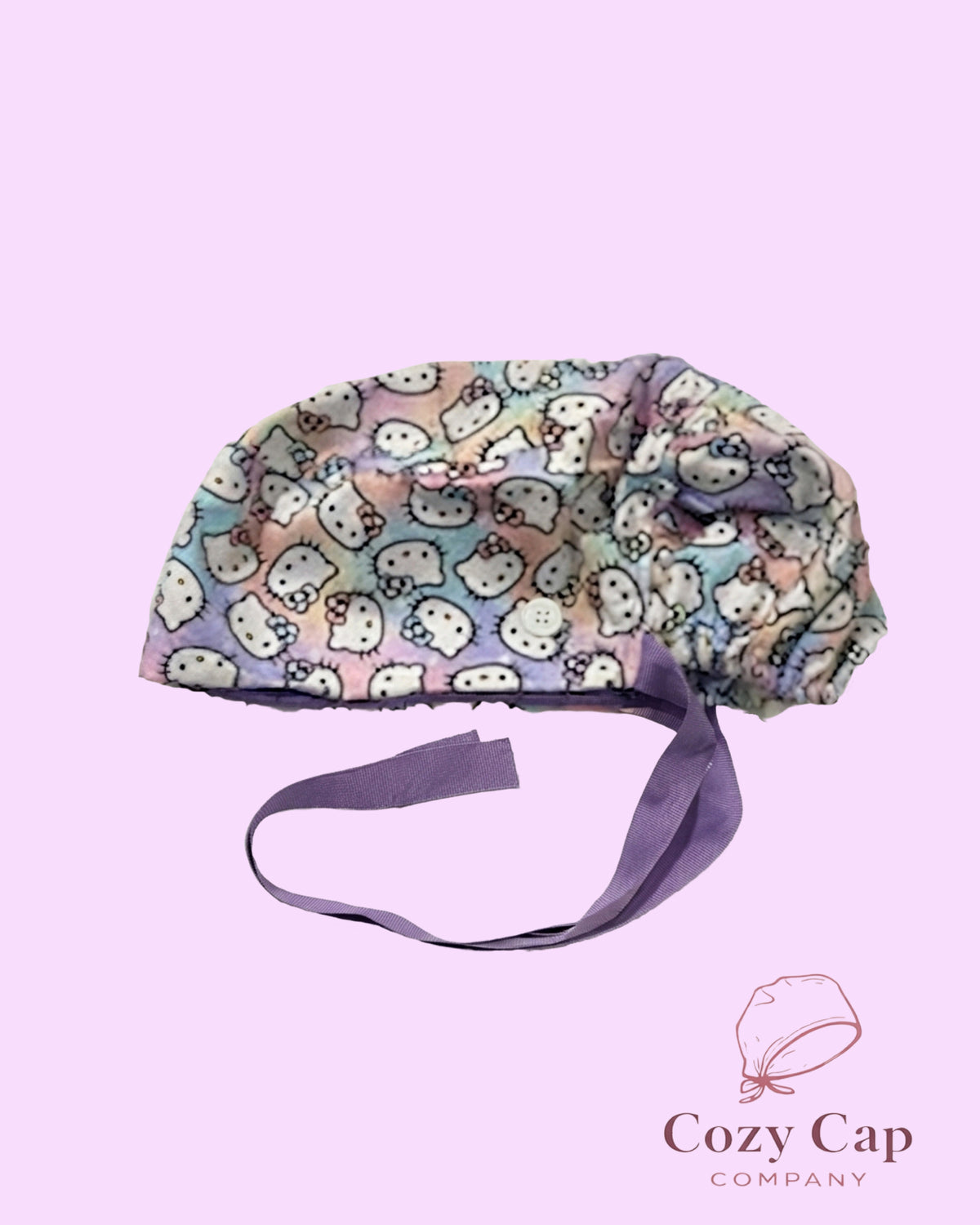 Lavender Dreams HK Scrub Cap and Badge Reel